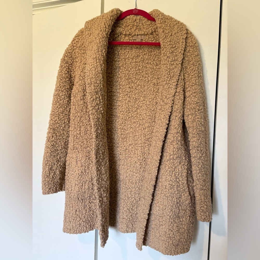 Barefoot Dreams Cozy Camel Teddy Jacket